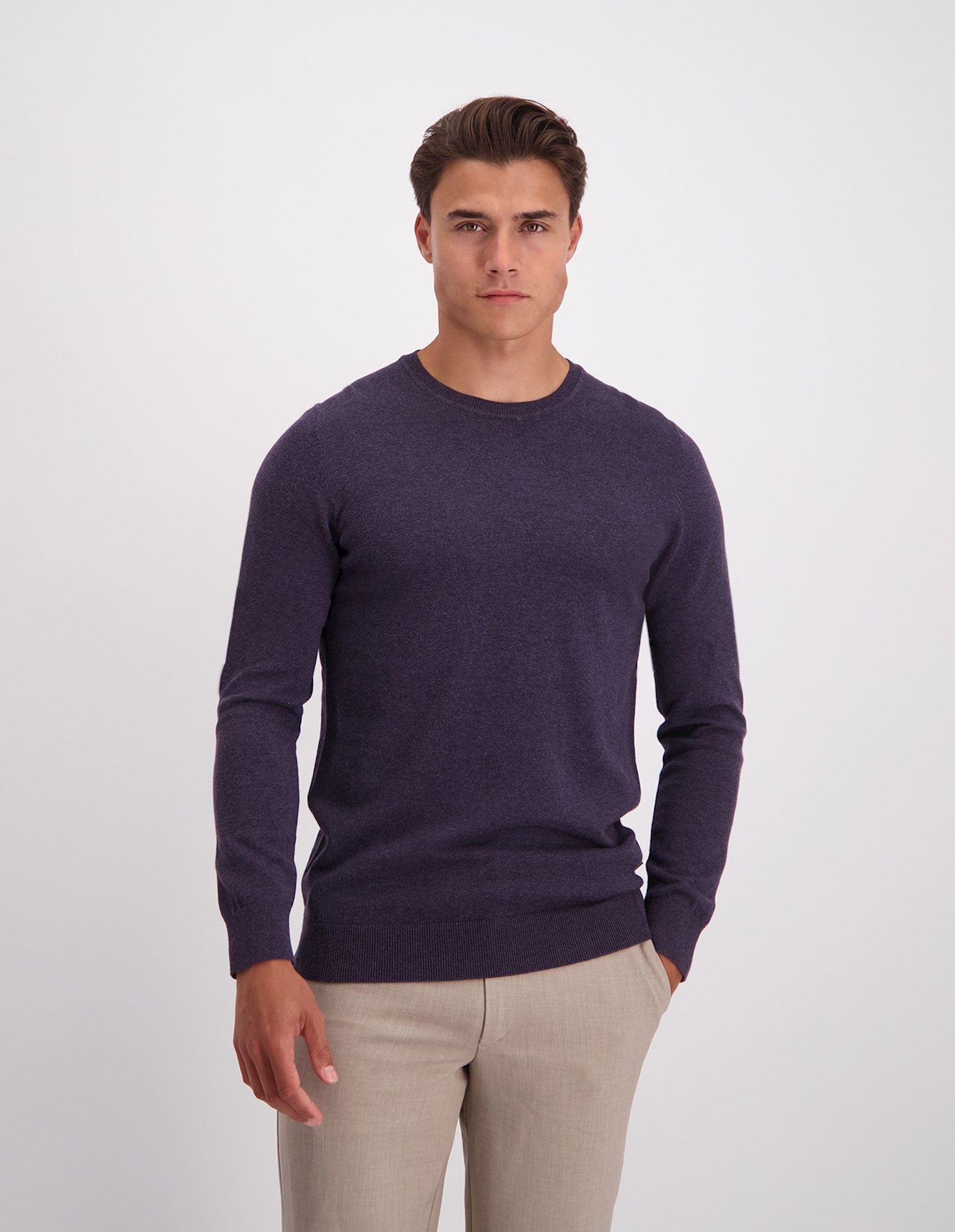 80009 GREYISH PURPLE MELANGE